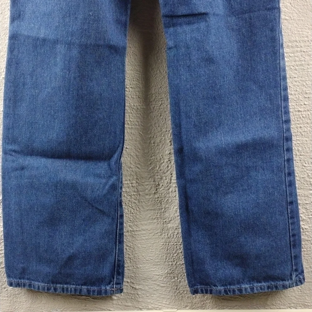 Children's Place Blue Medium Wash Five Pocket Mid Rise Button Zip Boot Cut Jeans